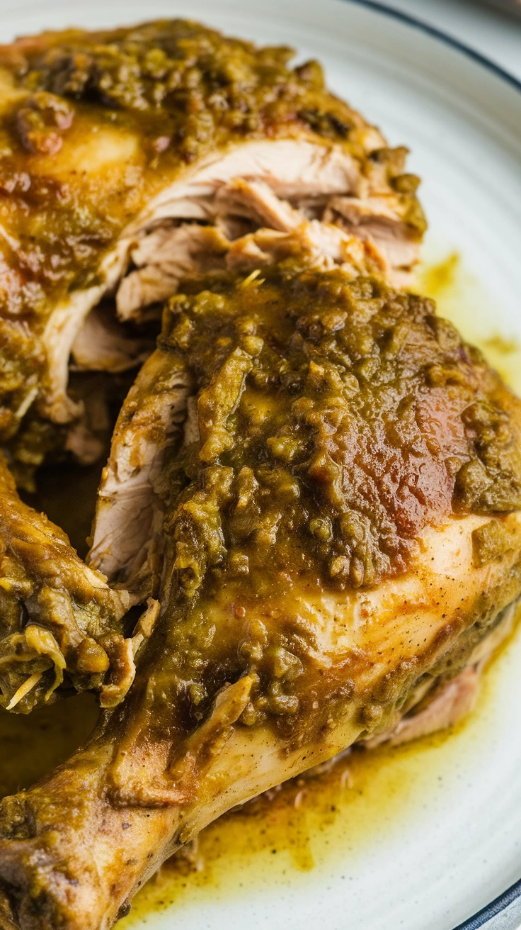 Slow Cooker Salsa Verde Chicken