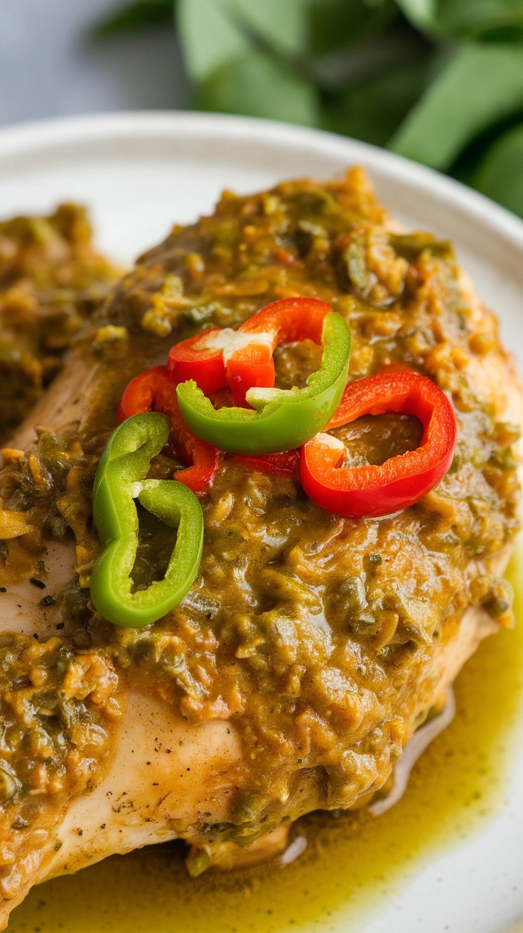 Slow Cooker Salsa Verde Chicken