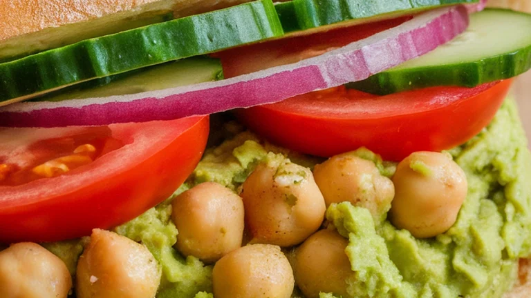 Smashed Chickpea and Avocado Sandwiches - Featured