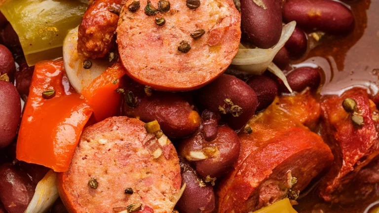 Smoky Red Bean & Turkey Sausage Bowl - Featured