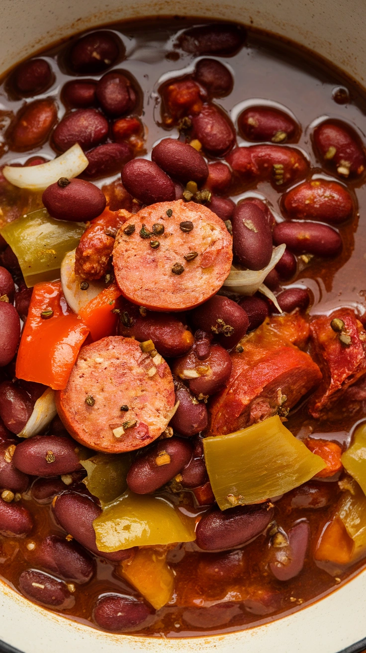 Smoky Red Bean & Turkey Sausage Bowl