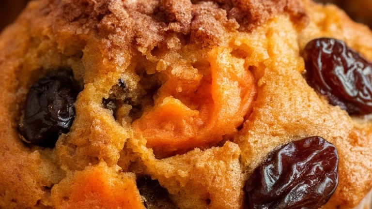 Spiced Carrot and Raisin Muffins - Featured