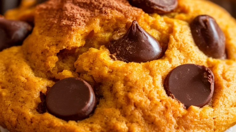 Spiced Pumpkin Chocolate Chip Muffins - Featured