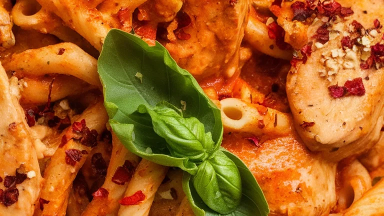 Spicy Arrabbiata Chicken Pasta - Featured