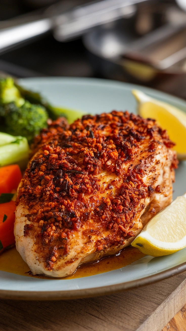 Spicy Cajun Blackened Chicken Breast