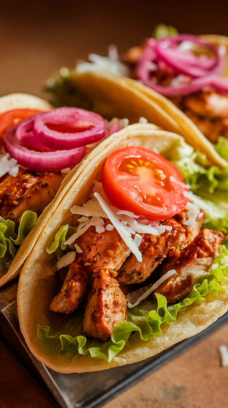 Spicy Chipotle Chicken Tacos