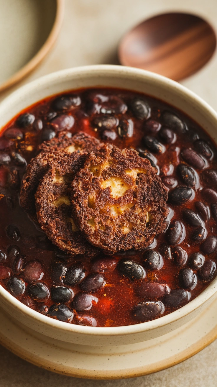 Spicy Cuban Black Bean Soup