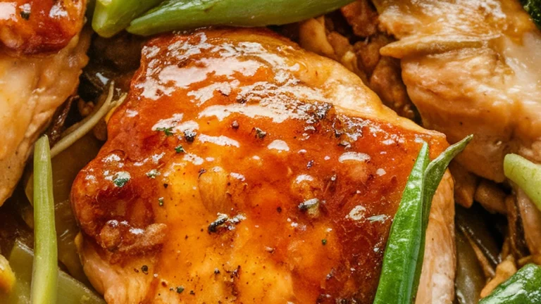 Spicy Honey Garlic Chicken Stir-Fry - Featured