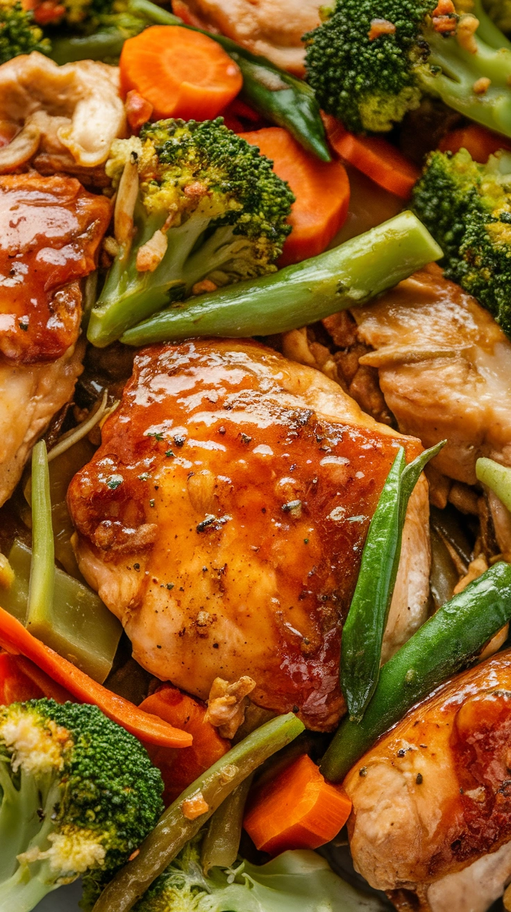 Spicy Honey Garlic Chicken Stir-Fry