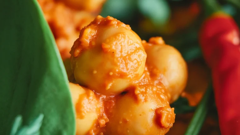 Spicy Thai Peanut Chickpea Salad - Featured