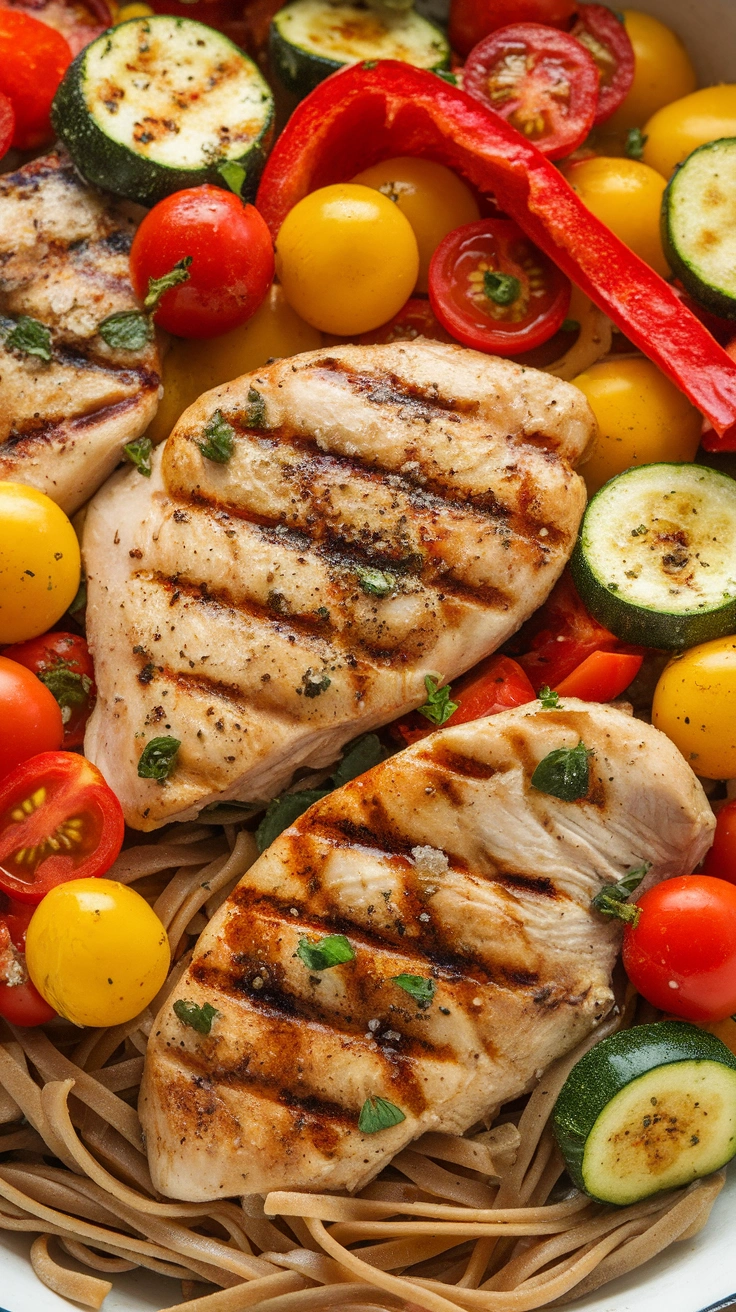 Summer Veggie Chicken Primavera