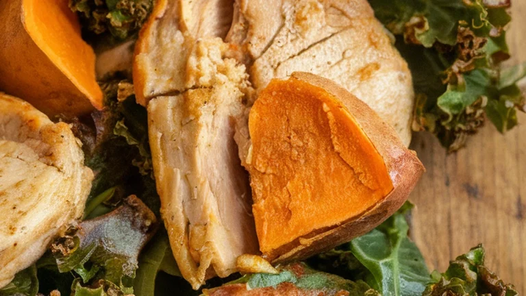 Sweet Potato and Kale Chicken Hash - Featured