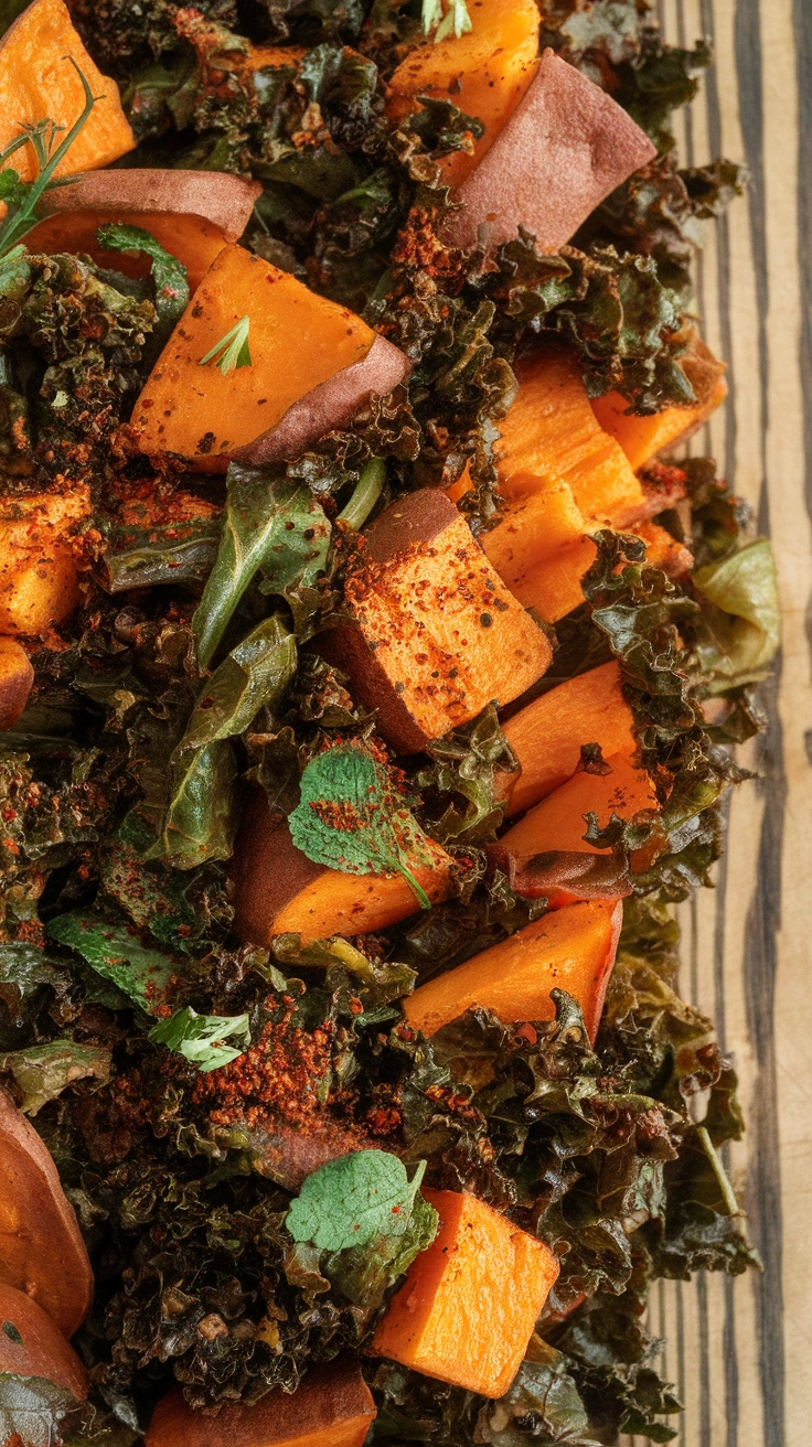 Sweet Potato and Kale Hash