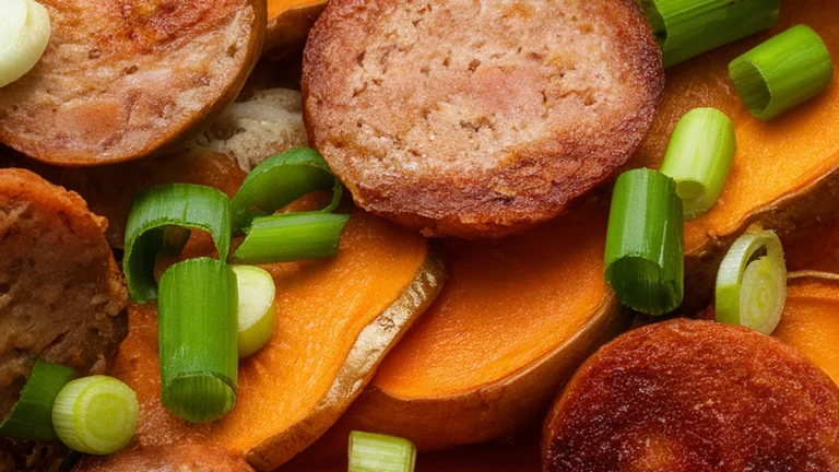 Sweet Potato and Turkey Sausage Hash - Featured