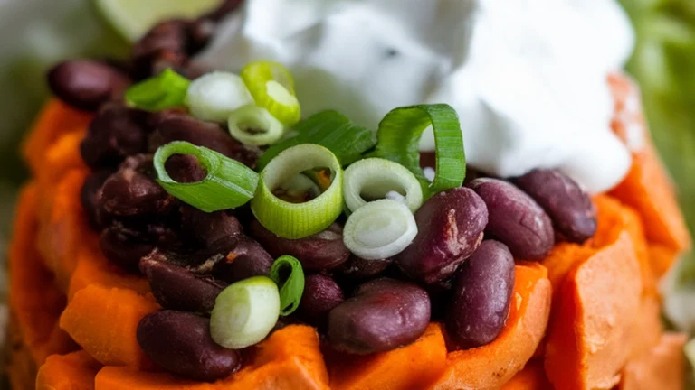 Sweet Potato & Black Bean Burrito Bowl - Featured