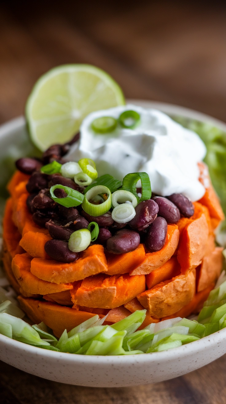 Sweet Potato & Black Bean Burrito Bowl