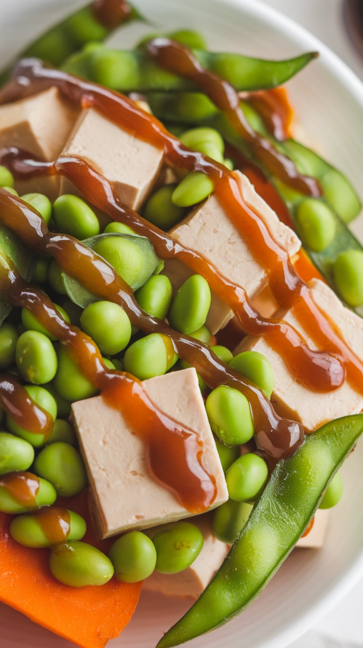 Teriyaki Edamame & Tofu Bowl