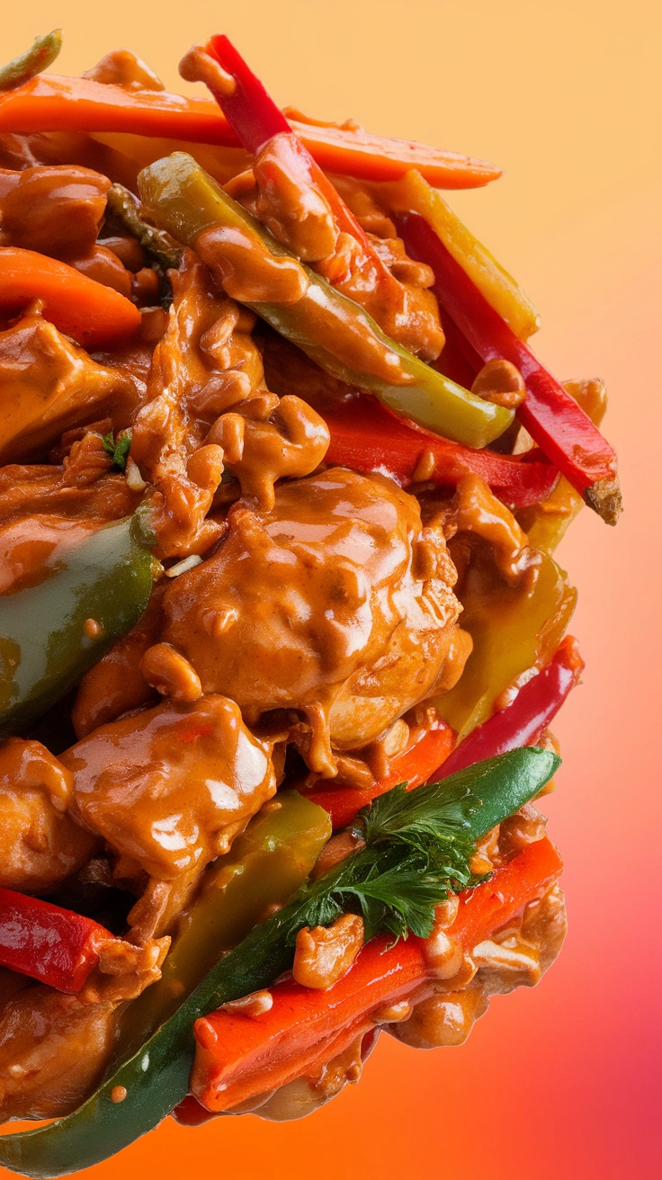Thai Peanut Chicken Stir-Fry