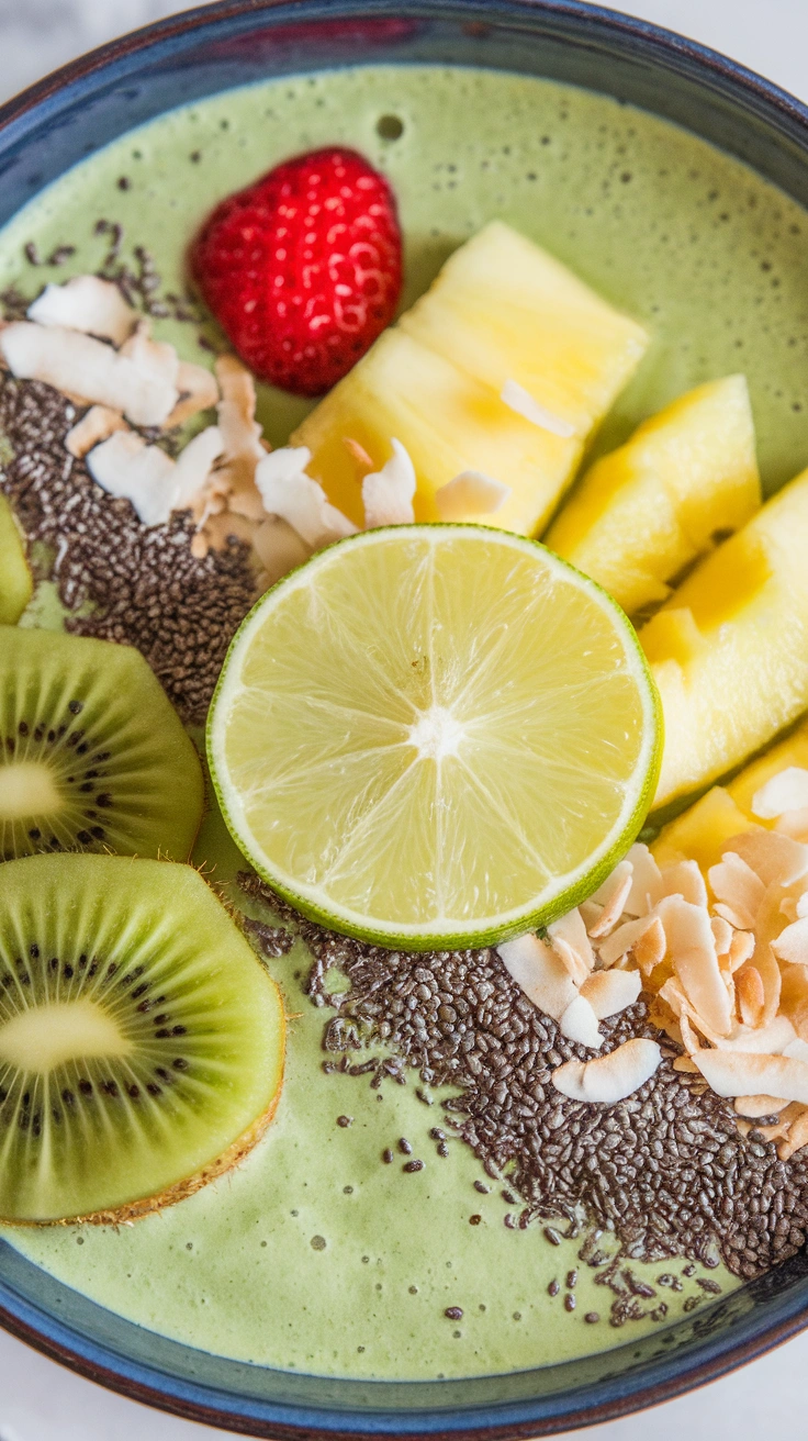 Tropical Green Smoothie Bowl