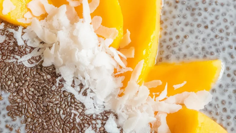 Tropical Mango Coconut Chia Bowl - Featured