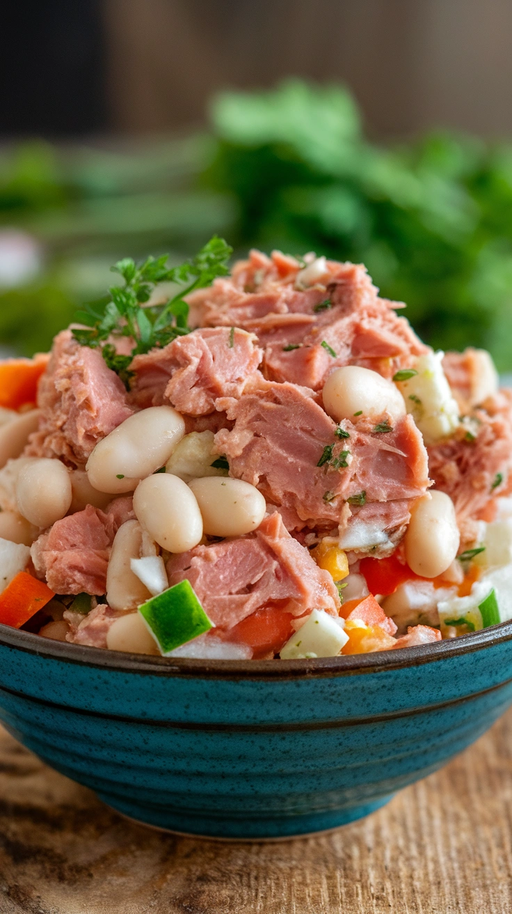 Tuna & Cannellini Bean Salad Bowl