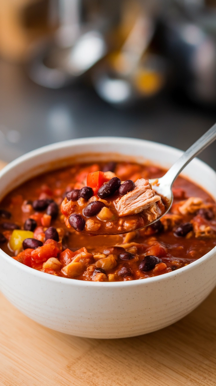 Turkey and Black Bean Chili