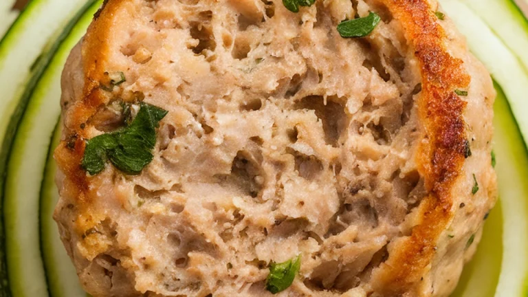 Turkey Meatball and Zucchini Noodle Bento - Featured