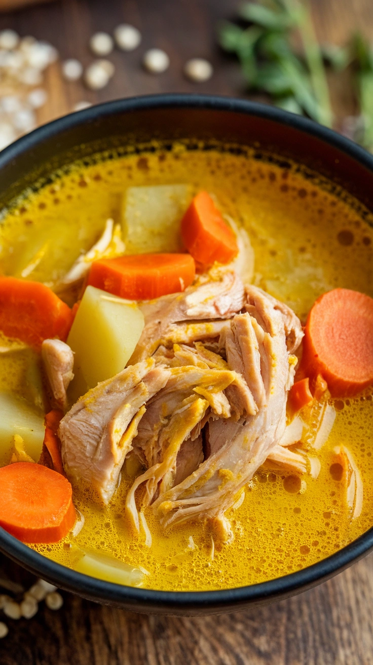 Turmeric Chicken and Vegetable Soup