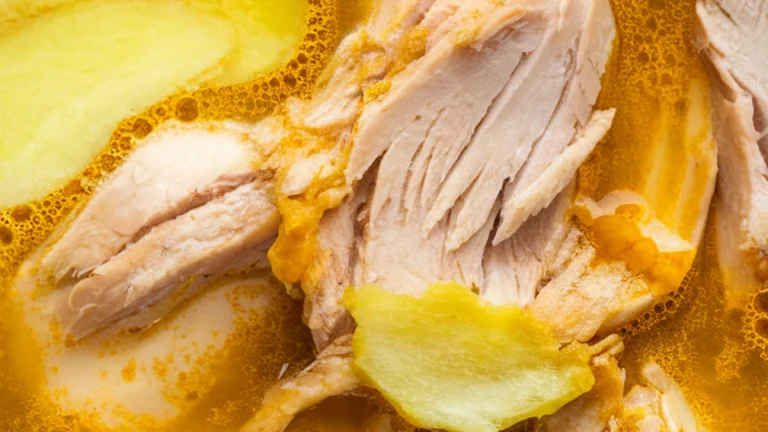 Turmeric Ginger Chicken Soup - Featured