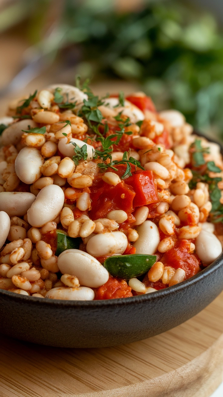 Tuscan White Bean & Farro Bowl