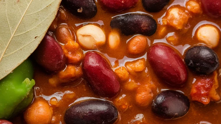 Vegetarian Three Bean Chili - Featured