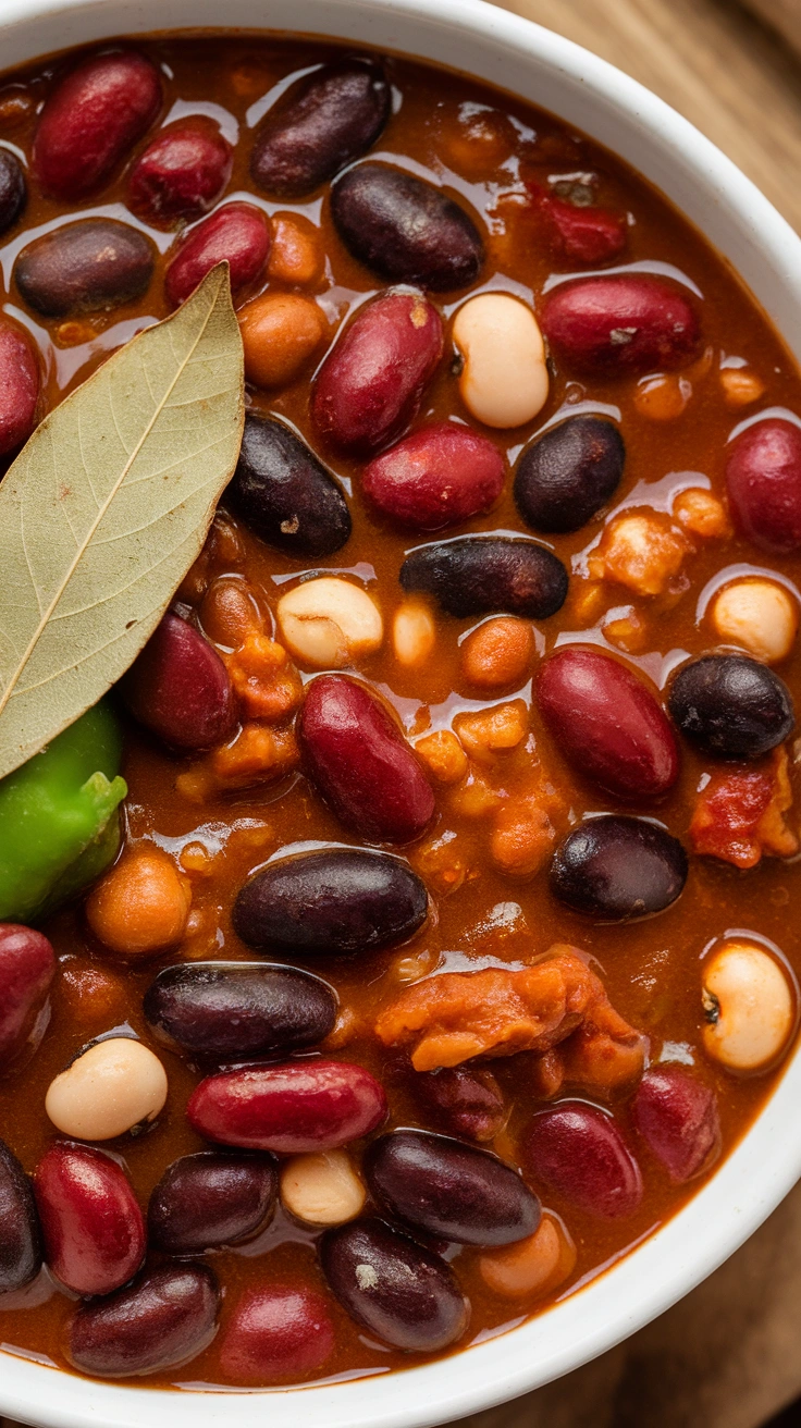 Vegetarian Three Bean Chili