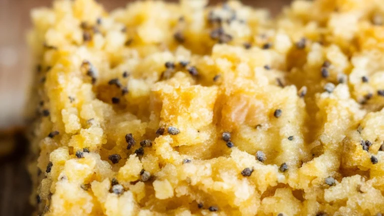 Zesty Lemon Poppy Seed Bars - Featured