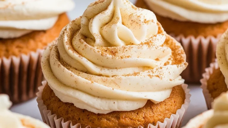 Best Cinnamon Cupcakes Recipe + Cream Cheese Frosting - Featured