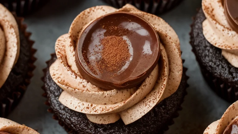 Black Bottom Cupcakes - Featured