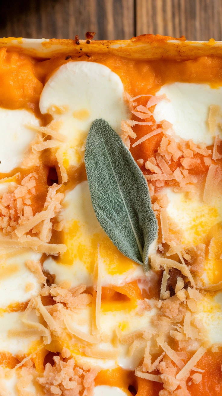Creamy Butternut Squash and Sage Lasagna