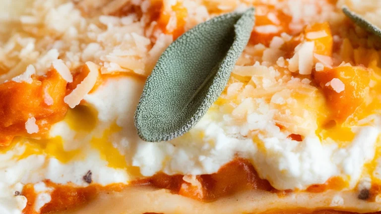 Butternut Squash Lasagna with Sage - Featured