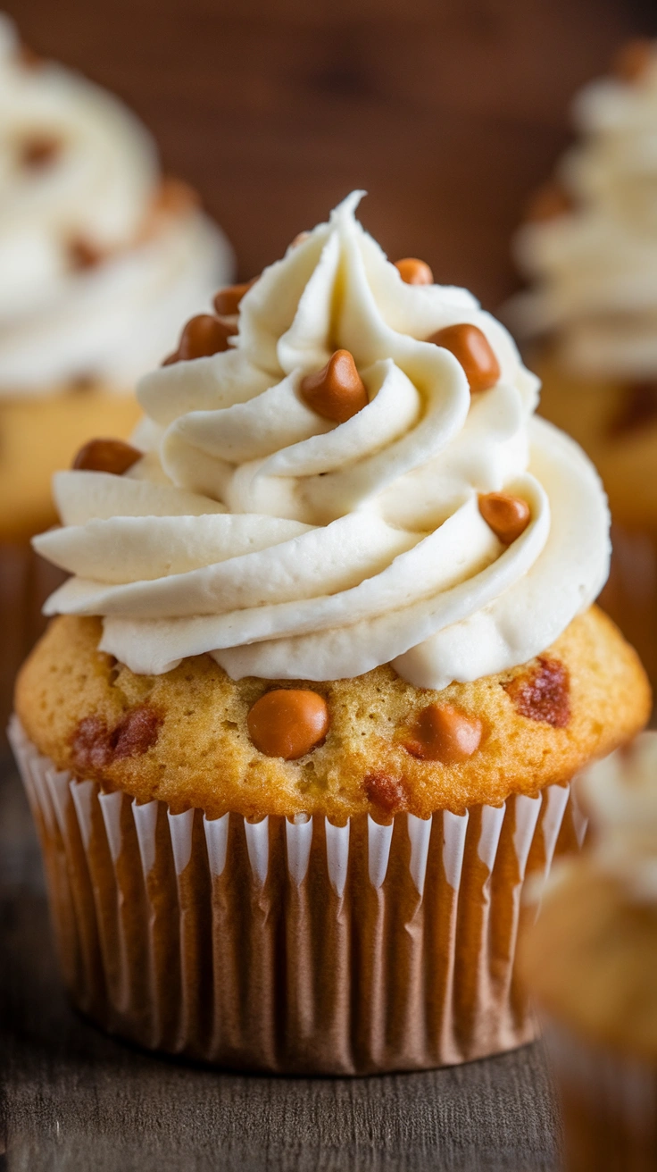 Homemade Butterscotch Cupcakes