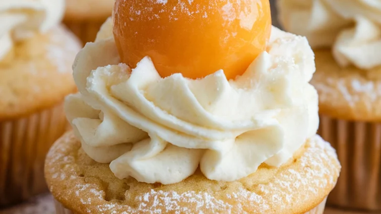 Cantaloupe Cupcakes - Featured