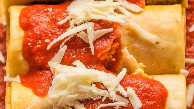 Chicken Lasagna Roll Ups - Featured