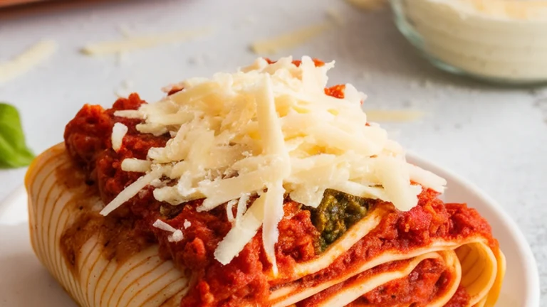 Chicken Lasagna Roll Ups - Featured