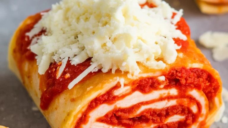 Chicken Lasagna Roll Ups - Featured