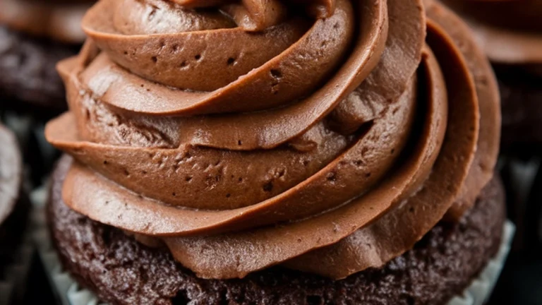 Chocolate Cupcakes with Chocolate Buttercream Frosting - Featured