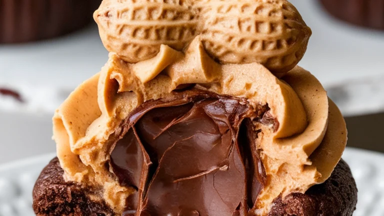 Chocolate Peanut Butter Cupcakes - Featured