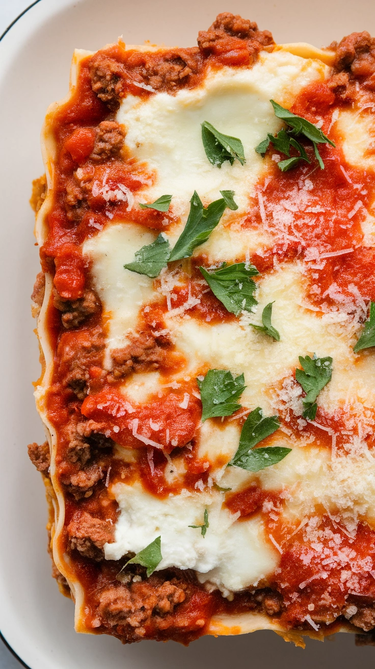 Traditional Sausage Lasagna