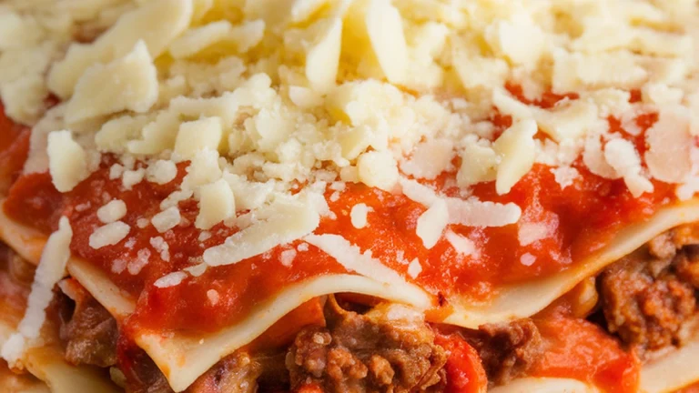 Crockpot Lasagna - Featured