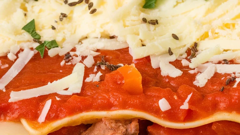 Crockpot Lasagna - Featured