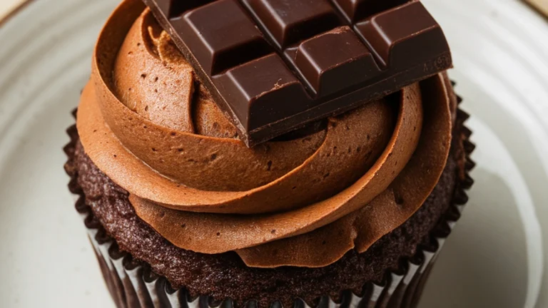 Double Chocolate Cupcakes - Featured