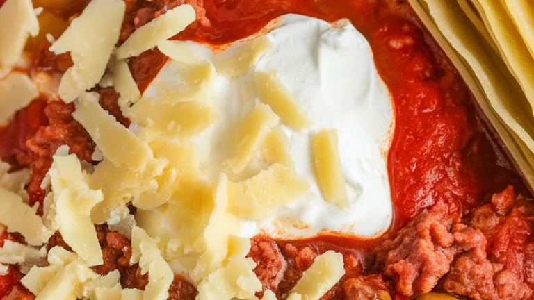 Easy One Pot Lasagna Soup Recipe - Featured