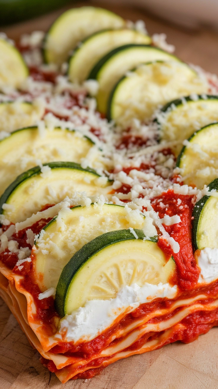 Cheesy Zucchini Lasagna
